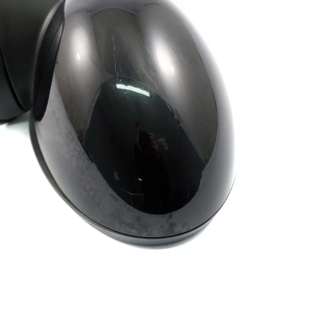 Mini Cooper One R55 R56 R57 Heated Left Door Wing Mirror N/S Midnight Black - SKU rhd-2755637-MNB - Part number 2755637