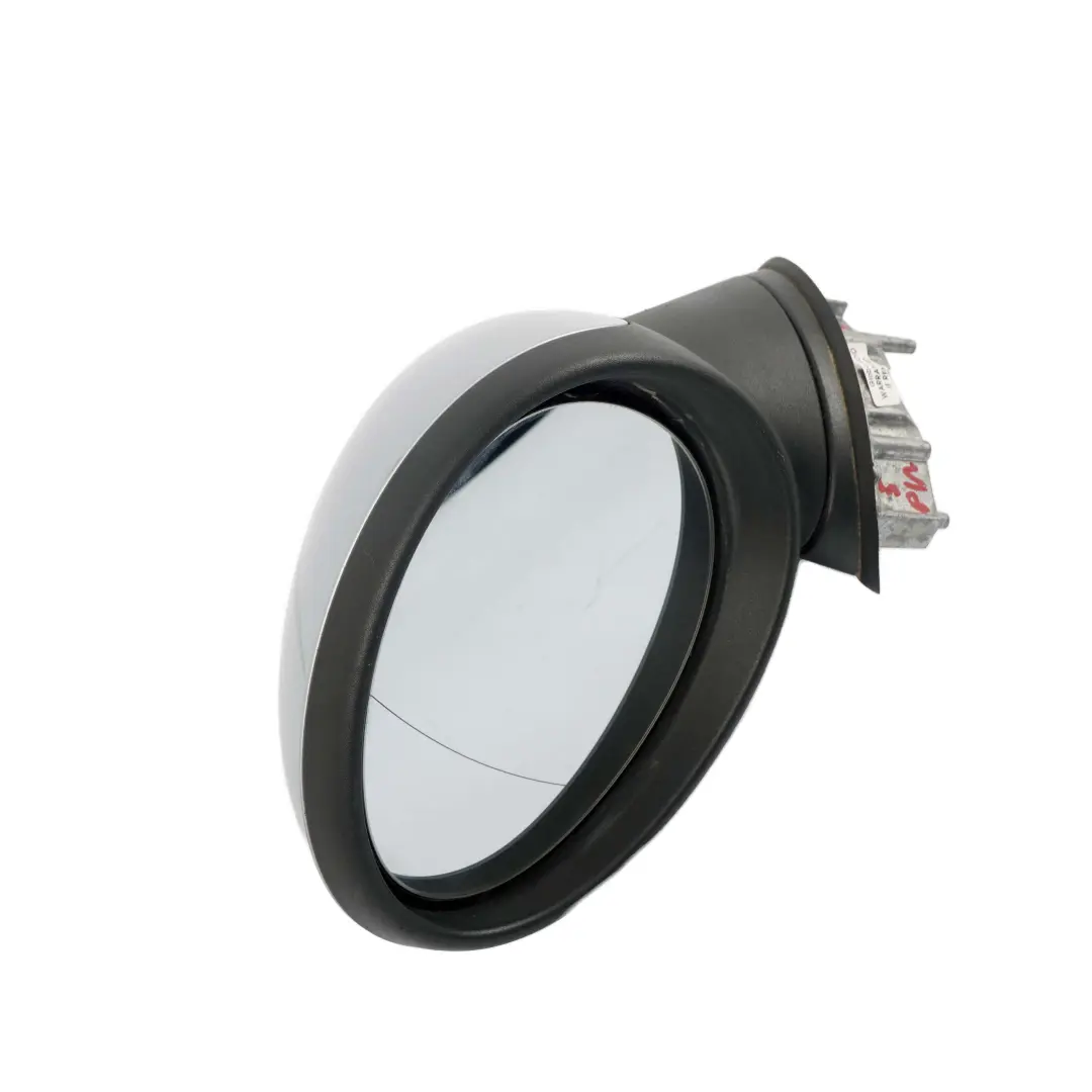  Wing Mirror Mini R55 R56 R57 Complete Heated Left N/S Door Pure Silver 900 - SKU rhd-2755637-PS - Part number 2755637