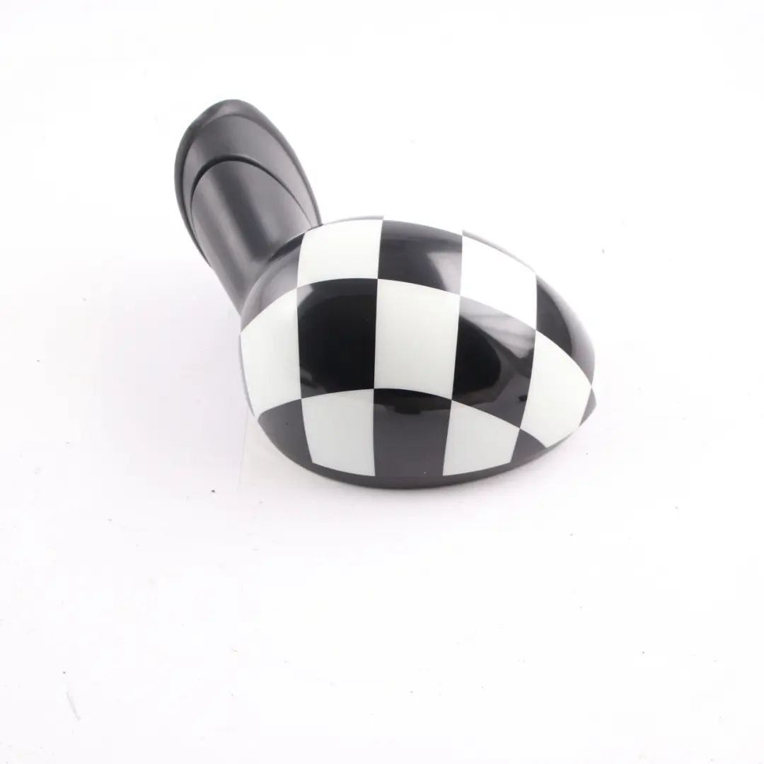 Wing Mirror Mini Cooper R55 R56 Heated Right Door O/S Checkered Black White to with Part number 2755638 Wing Mirror Mini Cooper R55 R56 Heated Right Door O/S Checkered Black White - SKU rhd-2755638-CHK - Part number 2755638