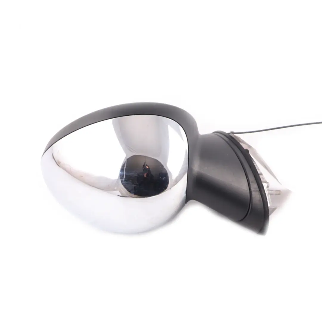 Right Door Wing Mirror O/S Chrome 3 Pin to Mini Cooper One R55 R56 R57 with Part number 2755638 Mini Cooper One R55 R56 R57 Right Door Wing Mirror O/S Chrome 3 Pin - SKU rhd-2755638-CHR - Part number 2755638