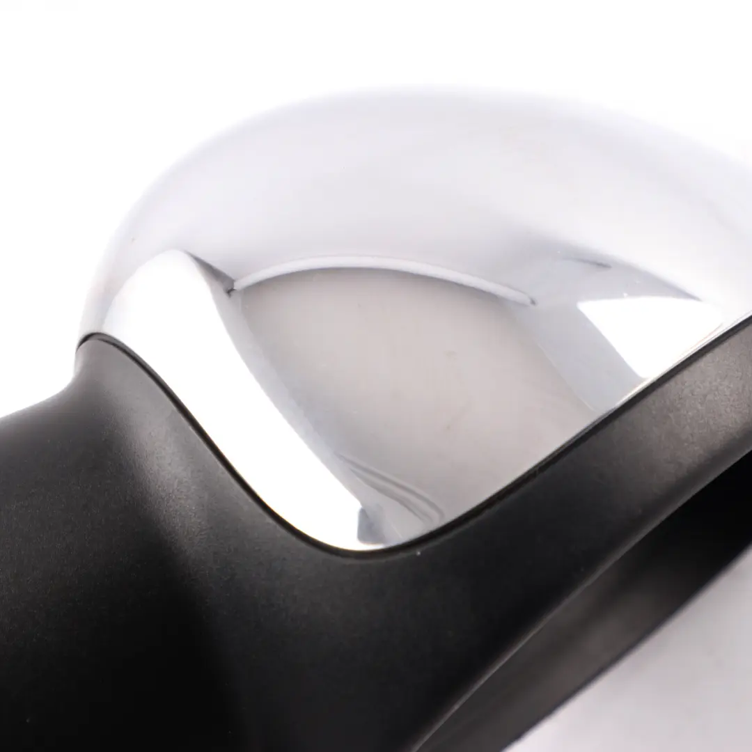 Right Door Wing Mirror O/S Chrome 3 Pin to Mini Cooper One R55 R56 R57 with Part number 2755638 Mini Cooper One R55 R56 R57 Right Door Wing Mirror O/S Chrome 3 Pin - SKU rhd-2755638-CHR - Part number 2755638