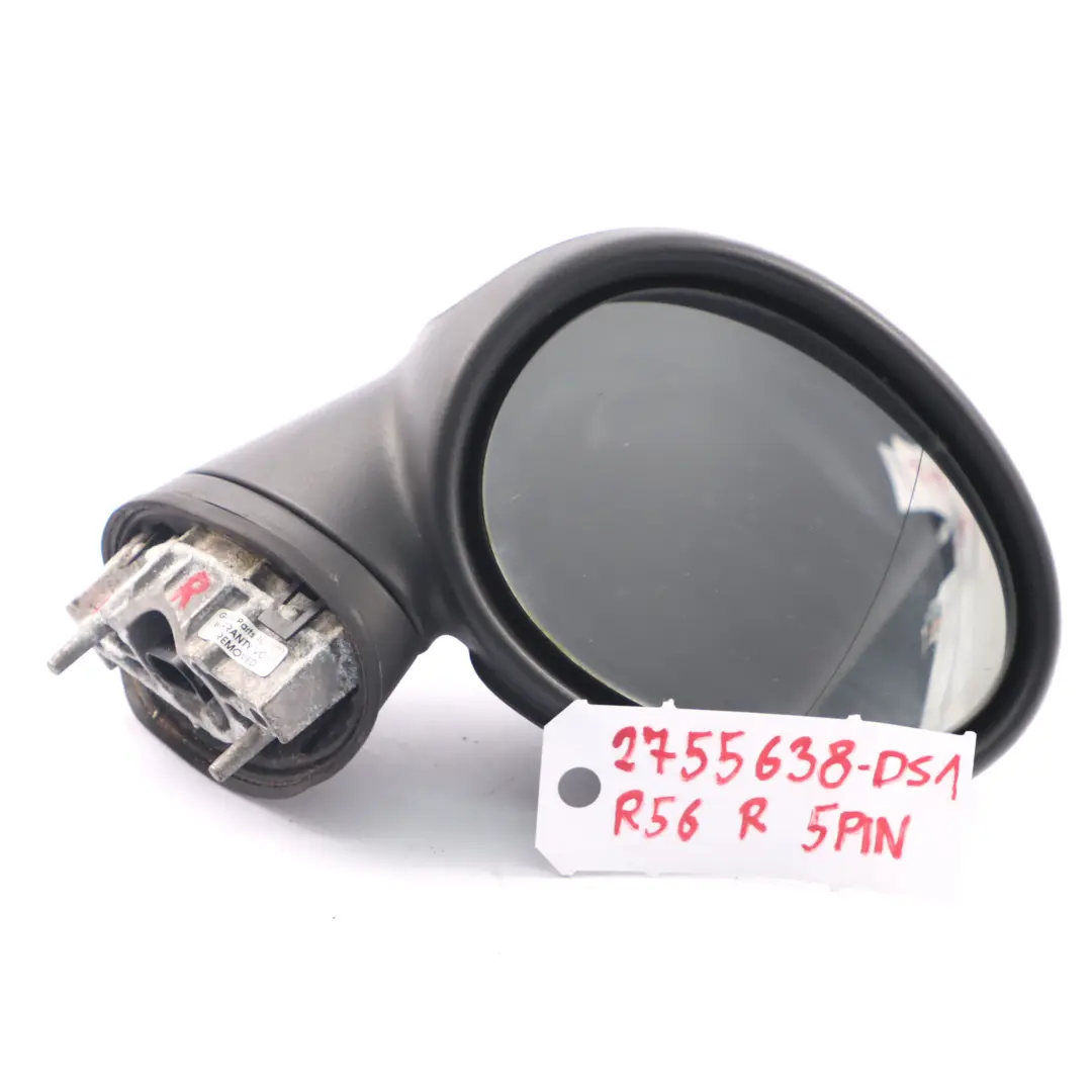 Door Wing Mirror Right O/S Dark Silver - 871 to Mini Cooper One R55 R56 R57 with Part number 2755638 Mini Cooper One R55 R56 R57 Door Wing Mirror Right O/S Dark Silver - 871 - SKU rhd-2755638-DS1 - Part number 2755638