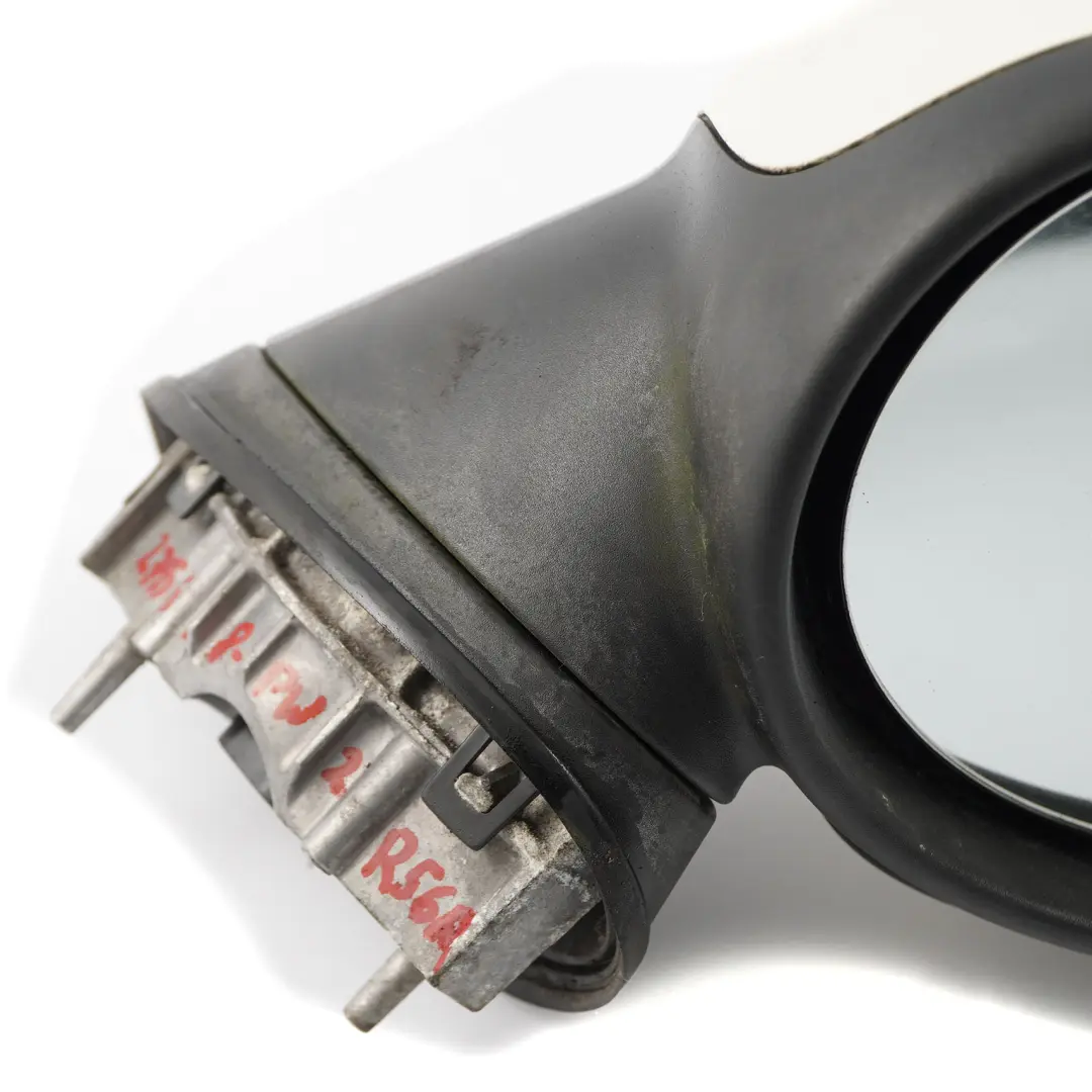 Wing Mirror Mini R55 R56 Driver Door Right O/S Outside Pepper White 850 3 Pins to with Part number 2755638 Wing Mirror Mini R55 R56 Driver Door Right O/S Outside Pepper White 850 3 Pins - SKU rhd-2755638-PW2 - Part number 2755638