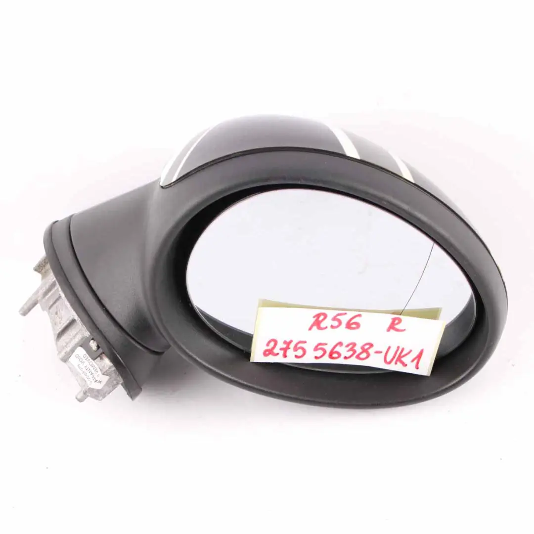 Right Door Wing Mirror O/S Union Jack 5 Pins to Mini Cooper One R55 R56 with Part number 2755638 Mini Cooper One R55 R56 Right Door Wing Mirror O/S Union Jack 5 Pins - SKU rhd-2755638-UK1 - Part number 2755638
