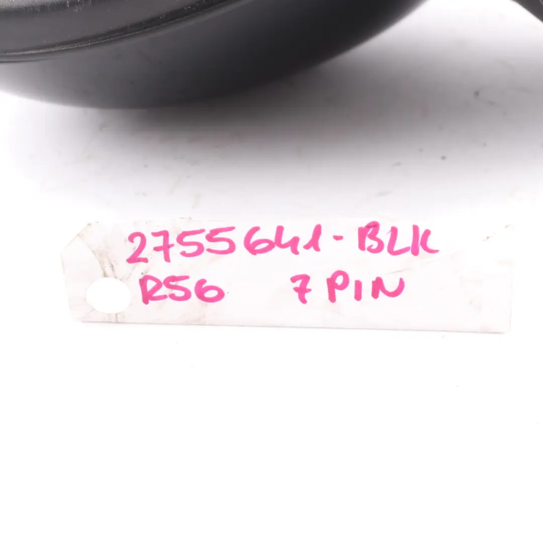 Mini Cooper One R55 R56 Left Door Wing Mirror Power Fold N/S Black 7 Pins - SKU rhd-2755641-BLK - Part number 2755641