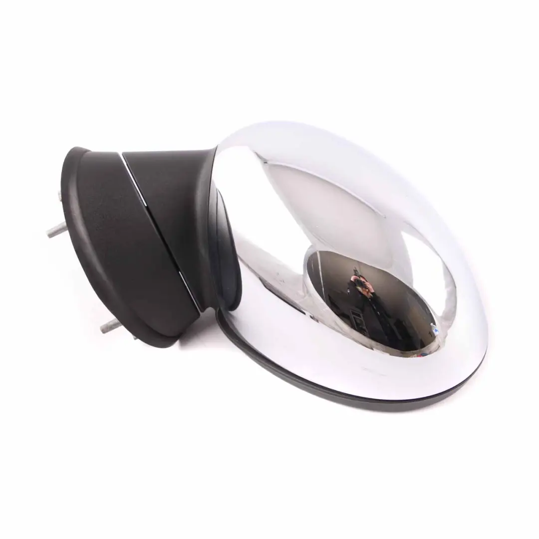 Wing Mirror Mini Cooper 2 R55 R56 Left Door Power Fold N/S Chrome 7 Pins to with Part number 2755641 Wing Mirror Mini Cooper 2 R55 R56 Left Door Power Fold N/S Chrome 7 Pins - SKU rhd-2755641-CHR2 - Part number 2755641