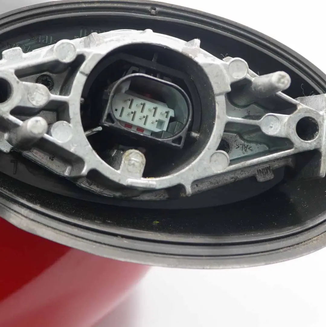Left Door Wing Mirror Power Fold N/S 7 Pin Chili Red 851 to Mini Cooper R55 R56 R57 with Part number 2755641 Mini Cooper R55 R56 R57 Left Door Wing Mirror Power Fold N/S 7 Pin Chili Red 851 - SKU rhd-2755641-CHRED - Part number 2755641