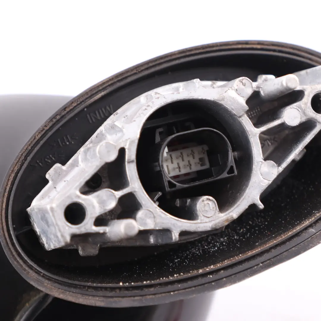 Wing Mirror Mini R55 R56 R57 Left N/S Door Power Fold 7 Pins Midnight Black A94 to with Part number 2755641 Wing Mirror Mini R55 R56 R57 Left N/S Door Power Fold 7 Pins Midnight Black A94 - SKU rhd-2755641-MNB - Part number 2755641