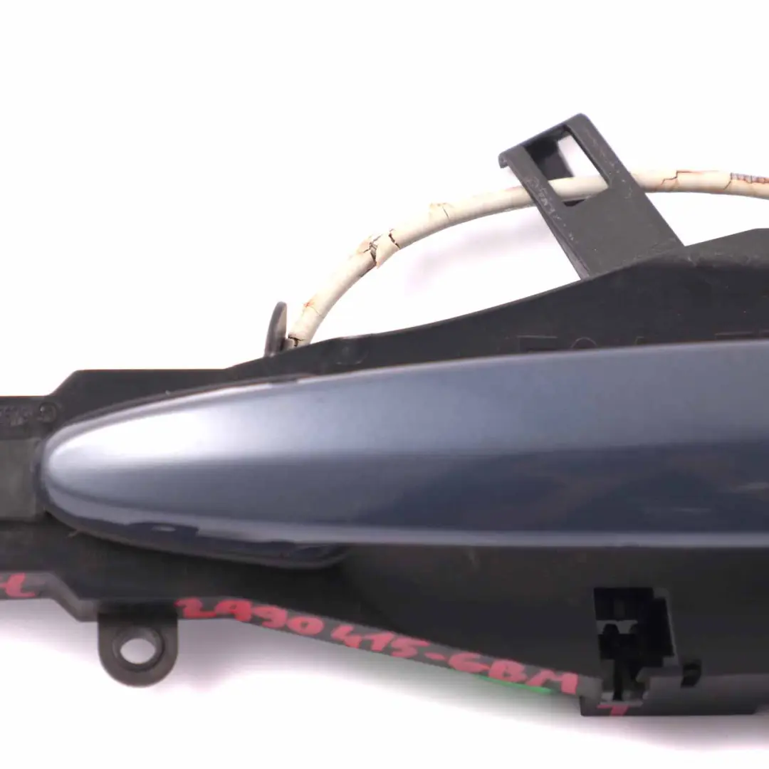 BMW X1 E84 Door Handle Front Left N/S Grab Outside Graphite Blue Metallic - B07 - SKU rhd-2990415-GBM1 - Part number 2990415