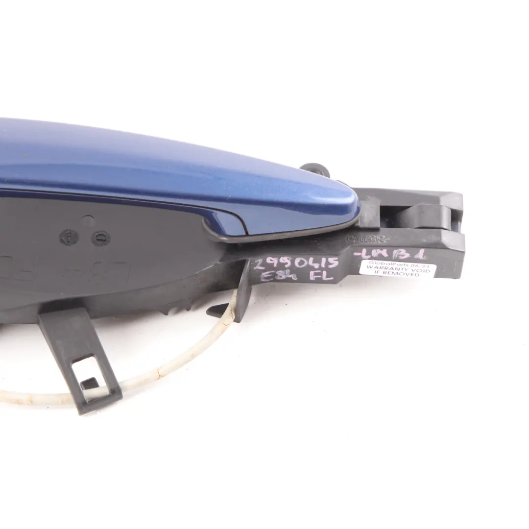 Door Handle Front Left N/S Grab Outside Le Mans Blue - 381 to BMW X1 E84 with Part number 2990415 BMW X1 E84 Door Handle Front Left N/S Grab Outside Le Mans Blue - 381 - SKU rhd-2990415-LMB1 - Part number 2990415