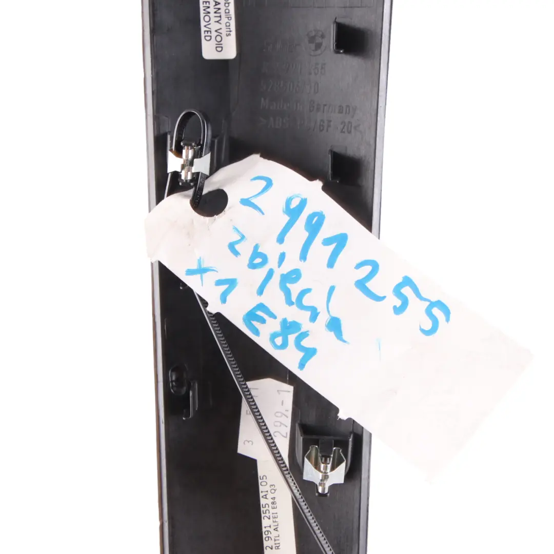 Dashboard Trim BMW X1 E84 Decor Strip Dash Cover Aluminium Fine Finish to with Part number 2991255 Dashboard Trim BMW X1 E84 Decor Strip Dash Cover Aluminium Fine Finish - SKU rhd-2991255 - Part number 2991255