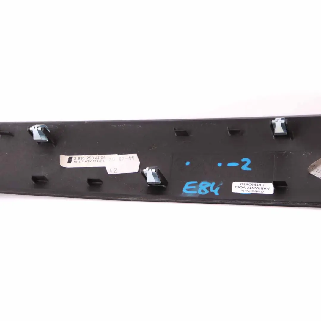 BMW X1 E84 Dashboard Trim Cover Decor Strip Wood Fineline Wave 2991702 - SKU rhd-2991258 - Part number 2991258