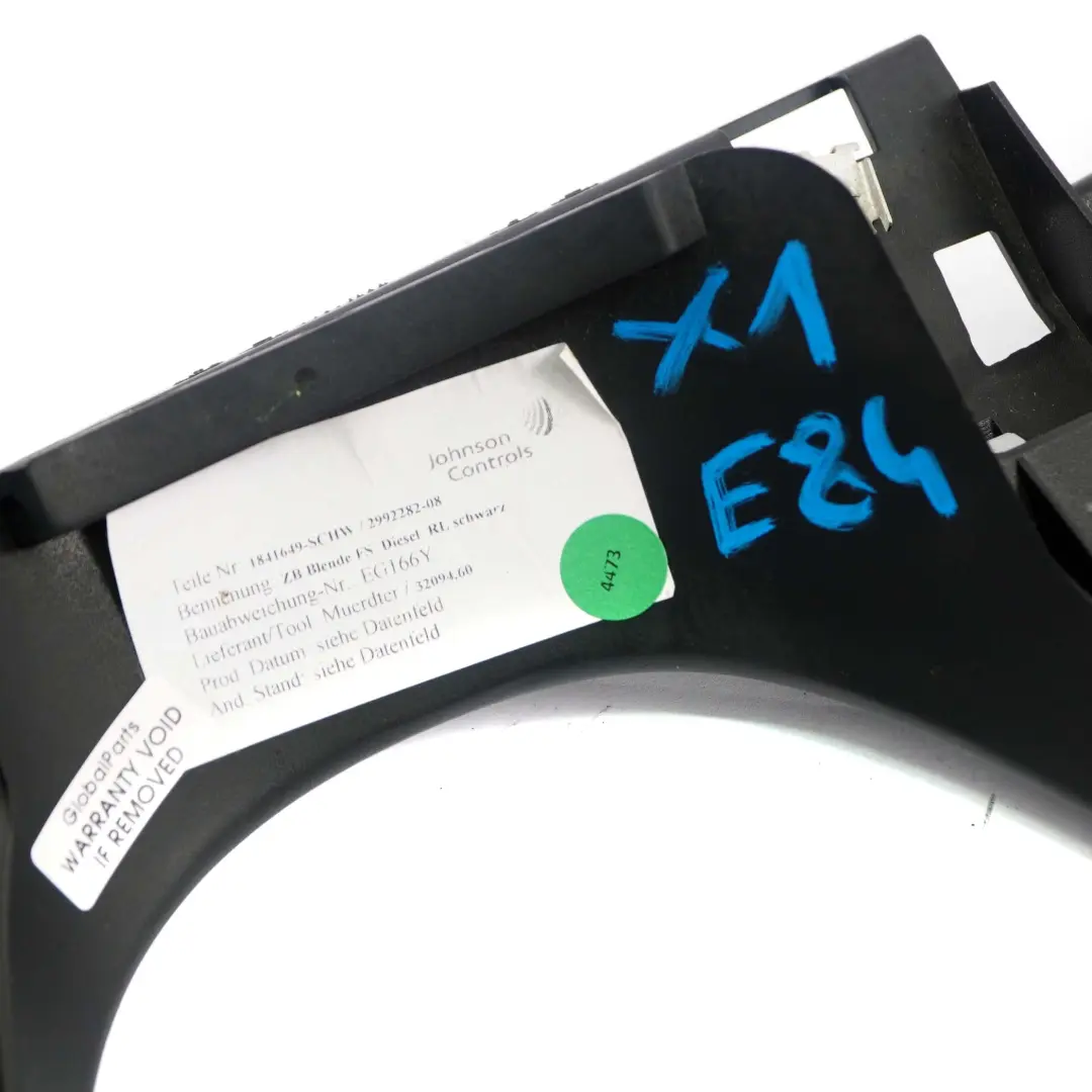 Trim Panel Instrument Panel Driver Side Bottom Black to BMW X1 Series E84 with Part number 2992282 BMW X1 Series E84 Trim Panel Instrument Panel Driver Side Bottom Black - SKU rhd-2992282-1 - Part number 2992282