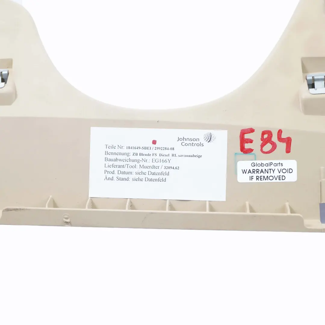 Trim Panel Instrument Panel Driver Side Bottom Savanna Beige to BMW X1 E84 with Part number 2992284 BMW X1 E84 Trim Panel Instrument Panel Driver Side Bottom Savanna Beige - SKU rhd-2992284 - Part number 2992284