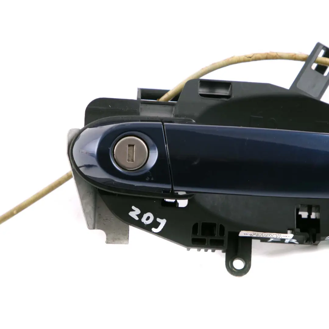 Front Right Door Grab Handle O/S Tiefseeblau Deep Sea Blue A76 to BMW X1 E84 with Part number 2992972 BMW X1 E84 Front Right Door Grab Handle O/S Tiefseeblau Deep Sea Blue A76 - SKU rhd-2992972-DSB - Part number 2992972