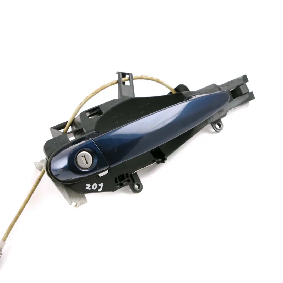 Front Right Door Grab Handle O/S Tiefseeblau Deep Sea Blue A76 to BMW X1 E84 with Part number 2992972 BMW X1 E84 Front Right Door Grab Handle O/S Tiefseeblau Deep Sea Blue A76 - SKU rhd-2992972-DSB - Part number 2992972