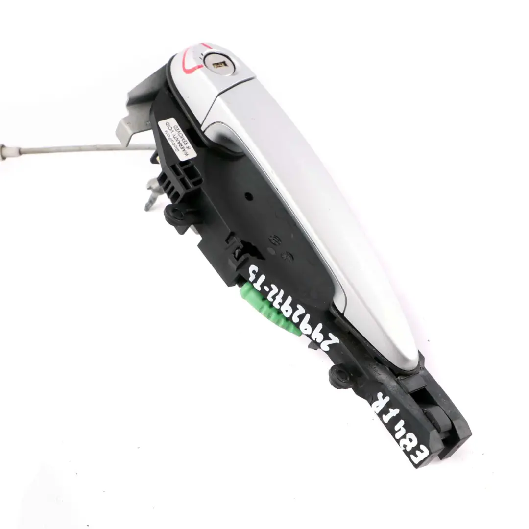 Front Right Door Grab Handle O/S Titansilber Titanium Silver 354 to BMW X1 E84 with Part number 2992972 BMW X1 E84 Front Right Door Grab Handle O/S Titansilber Titanium Silver 354 - SKU rhd-2992972-TS - Part number 2992972