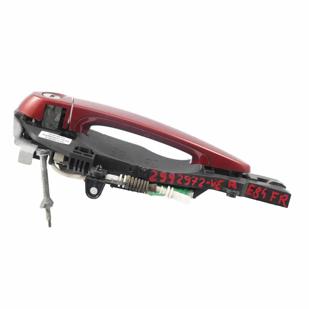 Grab Handle BMW X1 E84 Front Right Outside Door Vermilionrot Vermillion Red A82 to with Part number 2992972 Grab Handle BMW X1 E84 Front Right Outside Door Vermilionrot Vermillion Red A82 - SKU rhd-2992972-VER - Part number 2992972