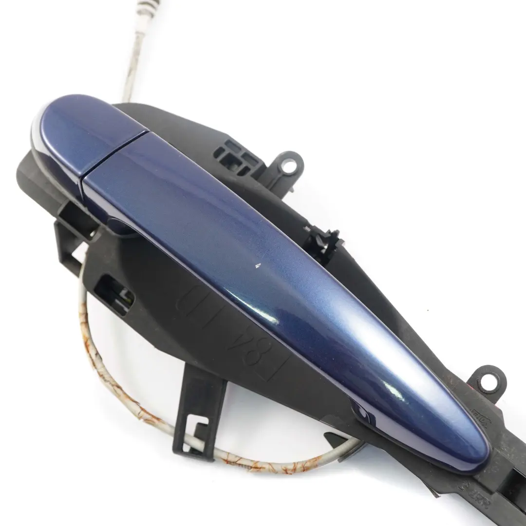Front Left Door Grab Handle N/S Tiefseeblau Deep Sea Blue A76 to BMW X1 E84 1 with Part number 2992973 BMW X1 E84 1 Front Left Door Grab Handle N/S Tiefseeblau Deep Sea Blue A76 - SKU rhd-2992973-DSB1 - Part number 2992973