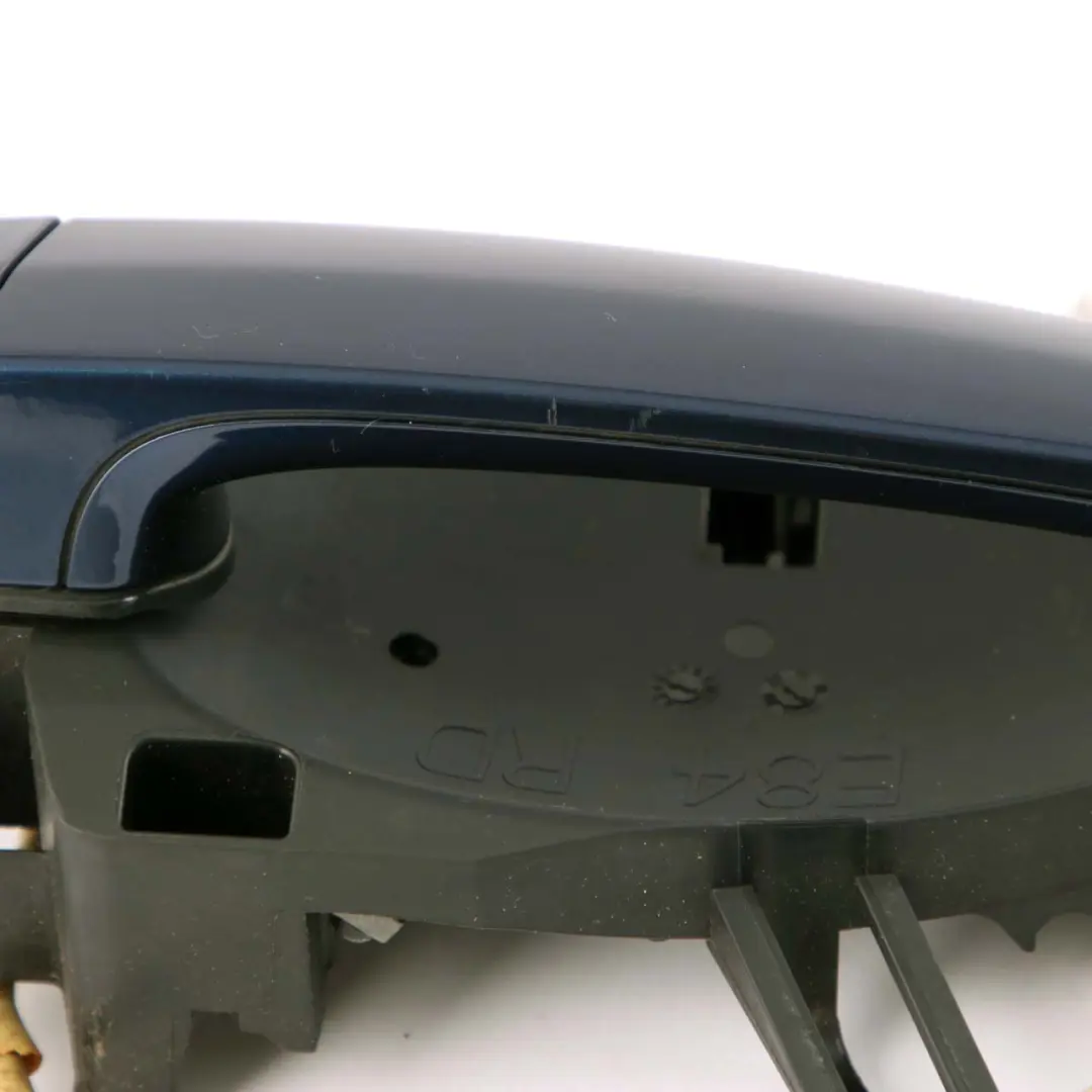 Front Left Door Grab Handle N/S Tiefseeblau Deep Sea Blue A76 to BMW X1 E84 with Part number 2992973 BMW X1 E84 Front Left Door Grab Handle N/S Tiefseeblau Deep Sea Blue A76 - SKU rhd-2992973-DSB - Part number 2992973