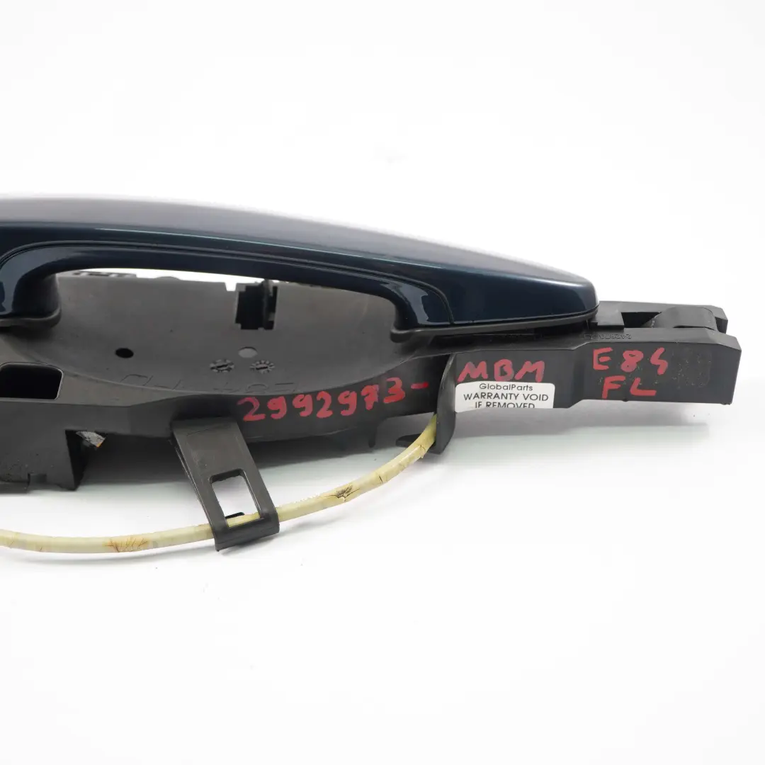 Door Handle BMW X1 E84 Front Left N/S Outside Exterior Grab Midnight Blue B38 to with Part number 2992973 Door Handle BMW X1 E84 Front Left N/S Outside Exterior Grab Midnight Blue B38 - SKU rhd-2992973-MBM - Part number 2992973
