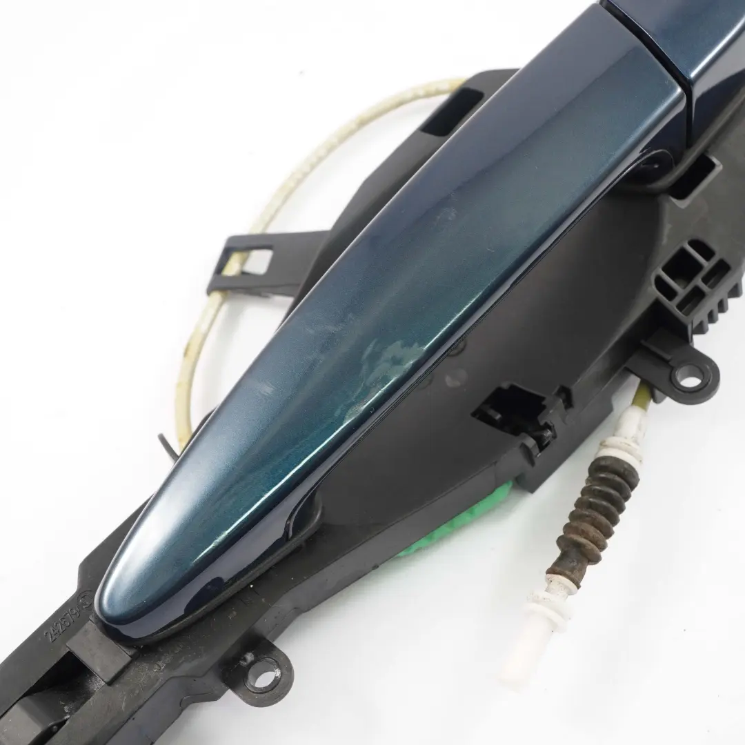  Door Handle BMW X1 E84 Front Left N/S Outside Exterior Grab Midnight Blue B38 - SKU rhd-2992973-MBM - Part number 2992973