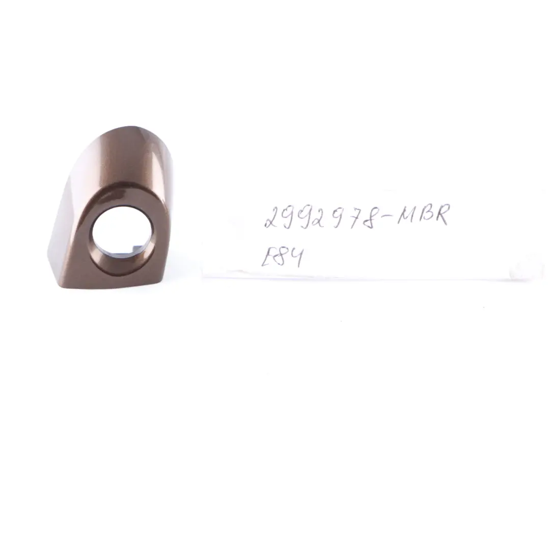 Lock Cylinder Cover Front Right O/S Handle Catch Cap Marrakesch Brown to BMW E90 with Part number 2992978 BMW E90 Lock Cylinder Cover Front Right O/S Handle Catch Cap Marrakesch Brown - SKU rhd-2992978-MBR - Part number 2992978