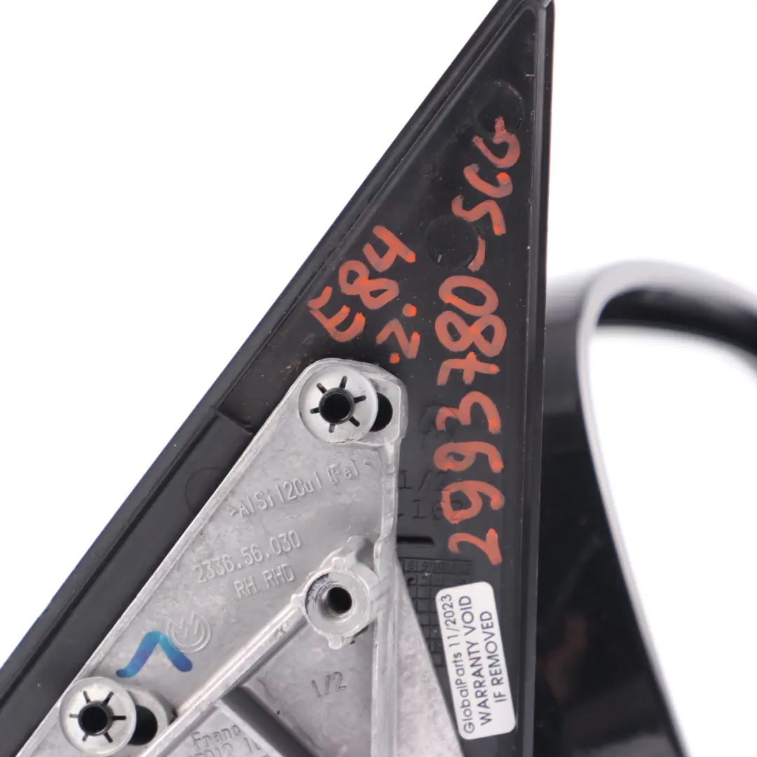 Wing Mirror Door Right O/S High Gloss Heated 5 Pins Space Grey - A52 to BMW X1 E84 with Part number 2993780 BMW X1 E84 Wing Mirror Door Right O/S High Gloss Heated 5 Pins Space Grey - A52 - SKU rhd-2993780-SCG - Part number 2993780