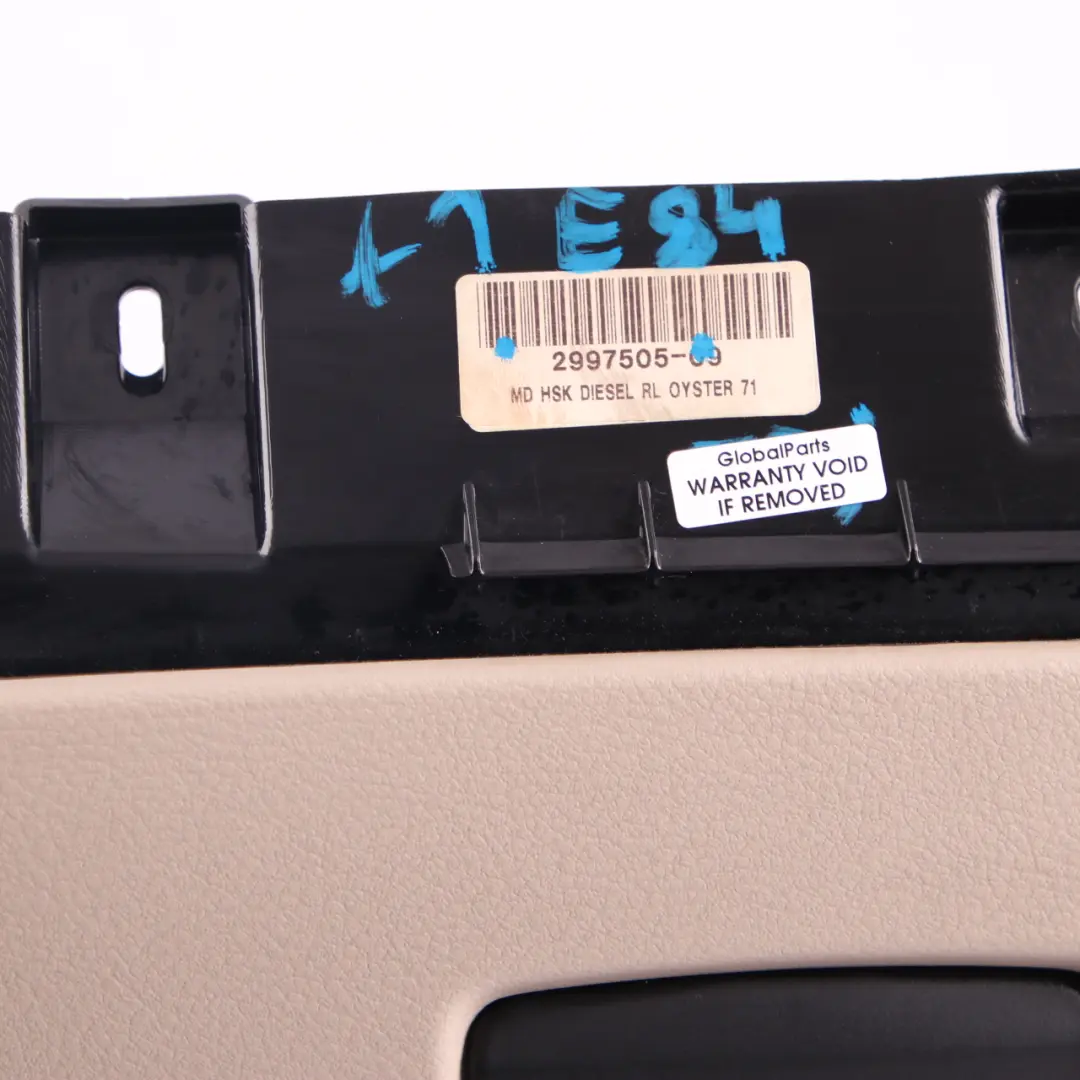 Glove Box Dashboard Dash Storage Glovebox Trim Oyster to BMW X1 E84 with Part number 2997505 BMW X1 E84 Glove Box Dashboard Dash Storage Glovebox Trim Oyster - SKU rhd-2997505 - Part number 2997505