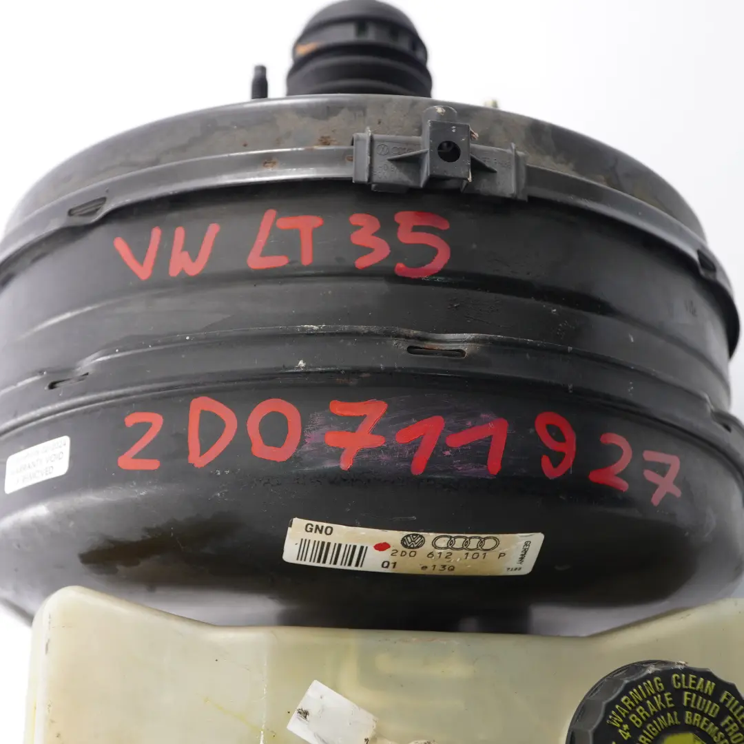 Brake Servo Brake Master Cylinder Booster 2D0612101P to VW Volkswagen LT 35 with Part number 2D0711927 VW Volkswagen LT 35 Brake Servo Brake Master Cylinder Booster 2D0612101P - SKU rhd-2D0711927 - Part number 2D0711927