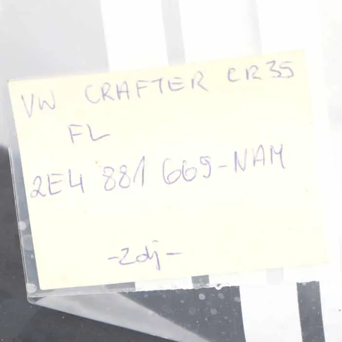 Front Left N/S Passenger Seat Mount Base to Volkswagen VW Crafter 30-50 Seat Box with Part number 2E4881669 Volkswagen VW Crafter 30-50 Seat Box Front Left N/S Passenger Seat Mount Base - SKU rhd-2E4881669-NAM - Part number 2E4881669