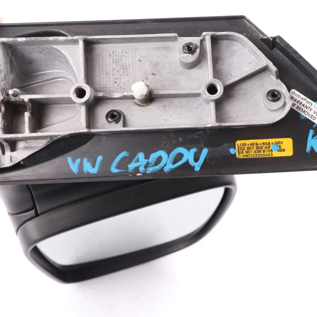 Wing Mirror Door Right O/S Outside Primed to VW Volkswagen Caddy 3 with Part number 2K2857502AP VW Volkswagen Caddy 3 Wing Mirror Door Right O/S Outside Primed - SKU rhd-2K2857502AP-PRIM - Part number 2K2857502AP