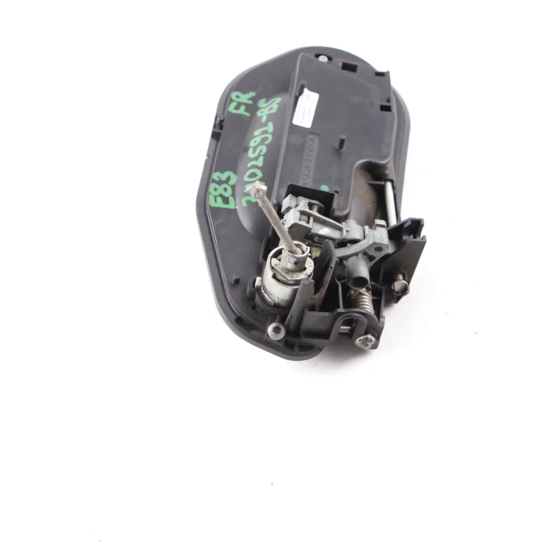 Complete Front Right Grab Handle O/S Black Sapphire Metallic to BMW X3 Series E83 with Part number 3402592 BMW X3 Series E83 Complete Front Right Grab Handle O/S Black Sapphire Metallic - SKU rhd-3402592-BS - Part number 3402592