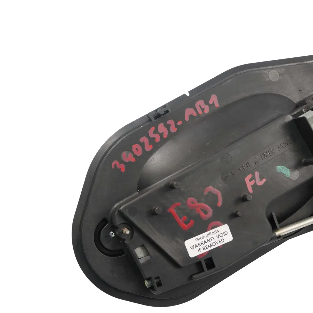 Complete Front Left Grab Handle N/S Monacoblau Monaco Blue A35 to BMW X3 E83 with Part number 3402592 BMW X3 E83 Complete Front Left Grab Handle N/S Monacoblau Monaco Blue A35 - SKU rhd-3402592-MB1 - Part number 3402592