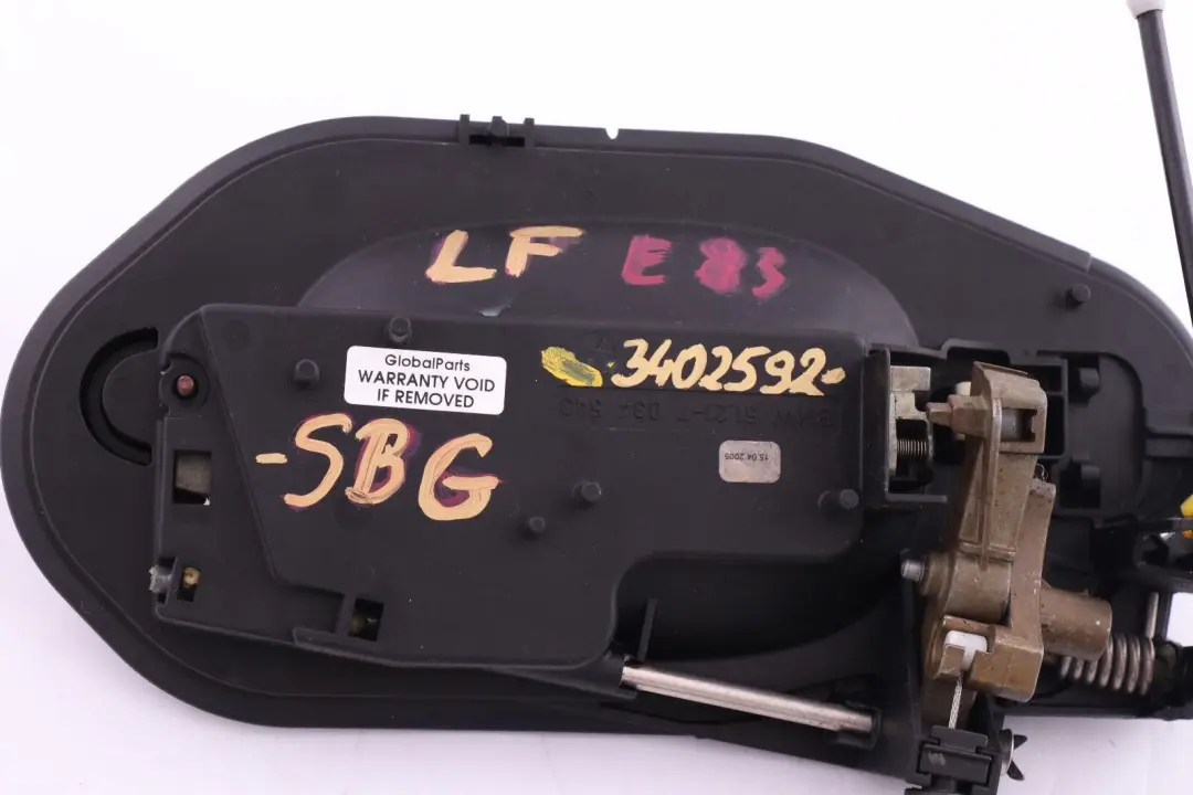 Complete Front Left Grab Handle N/S Silbergrau Silver Grey to BMW X3 Series E83 with Part number 3402592 BMW X3 Series E83 Complete Front Left Grab Handle N/S Silbergrau Silver Grey - SKU rhd-3402592-SBG - Part number 3402592