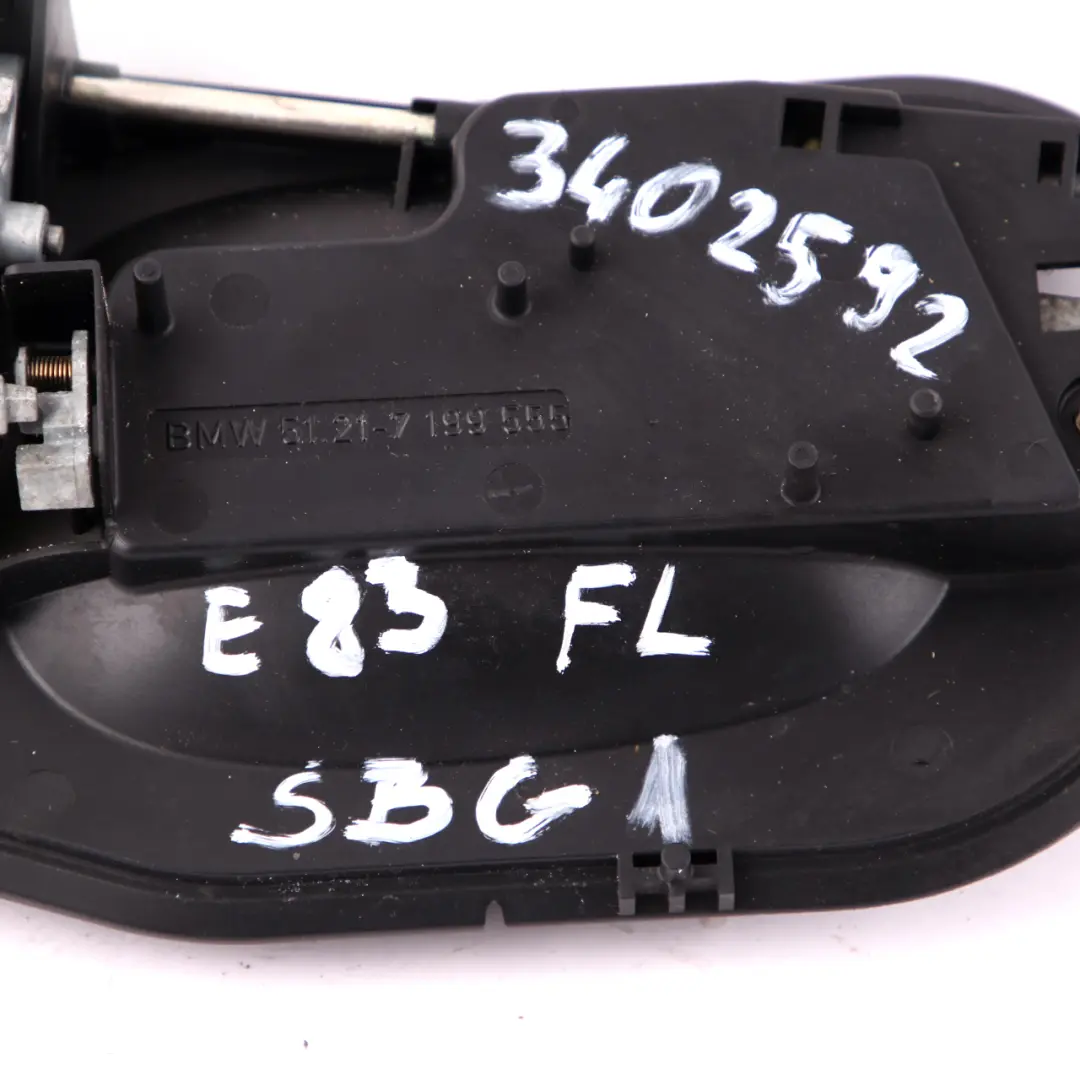 Complete Front Left Grab Handle N/S Silbergrau Silver Grey to BMW X3 Series E83 with Part number 3402592 BMW X3 Series E83 Complete Front Left Grab Handle N/S Silbergrau Silver Grey - SKU rhd-3402592-SBG1 - Part number 3402592