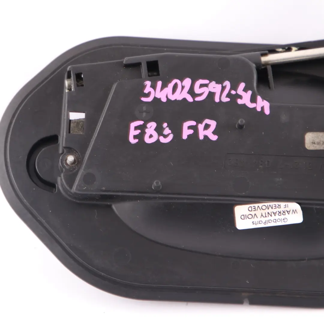 Complete Front Right Grab Handle O/S Schwarz 2 Black 668 to BMW X3 E83 with Part number 3402592 BMW X3 E83 Complete Front Right Grab Handle O/S Schwarz 2 Black 668 - SKU rhd-3402592-SCH - Part number 3402592