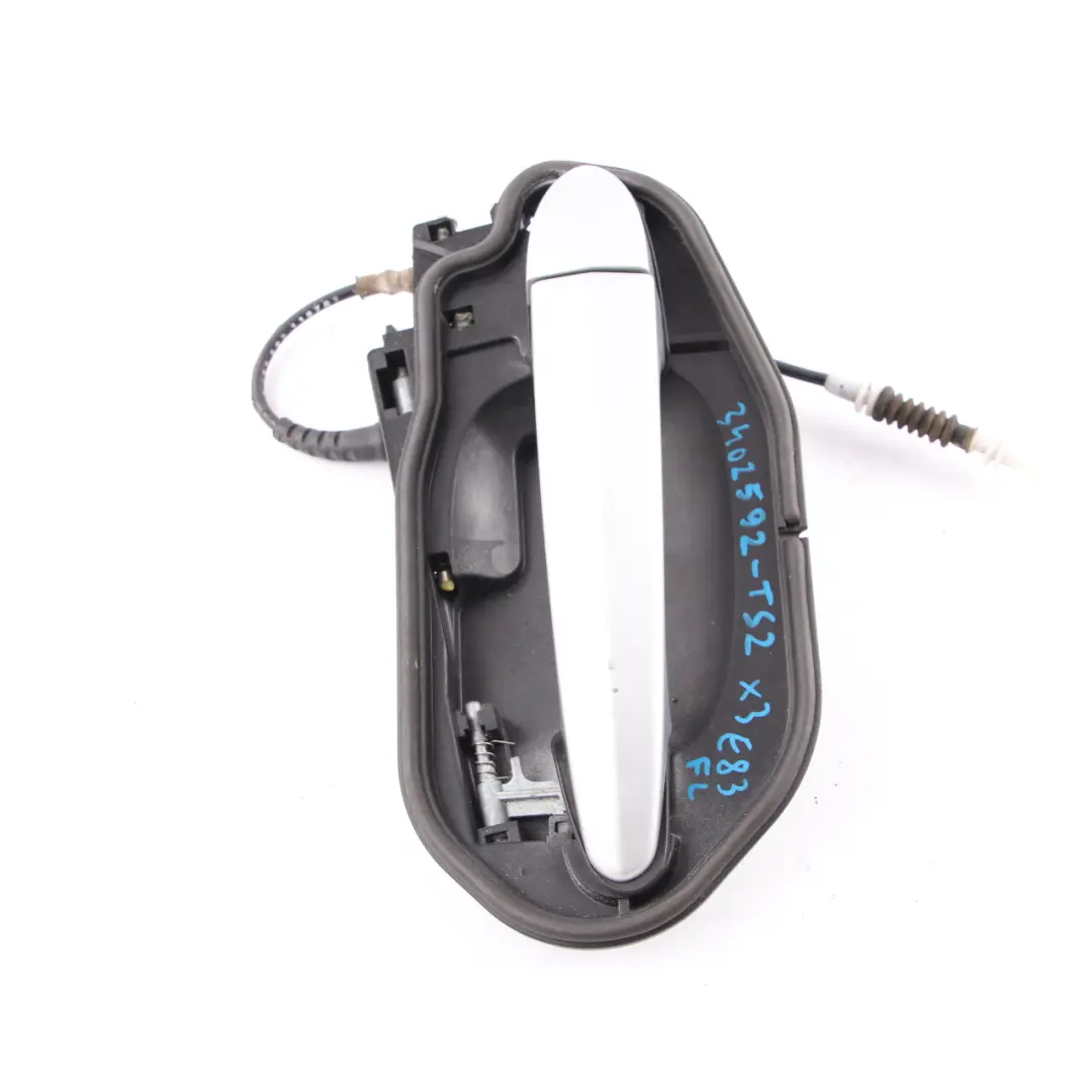 Grab Handle BMW X3 E83 Complete Front Left N/S Titansilber Titanium Silver 354 to with Part number 3402592 Grab Handle BMW X3 E83 Complete Front Left N/S Titansilber Titanium Silver 354 - SKU rhd-3402592-TS2 - Part number 3402592