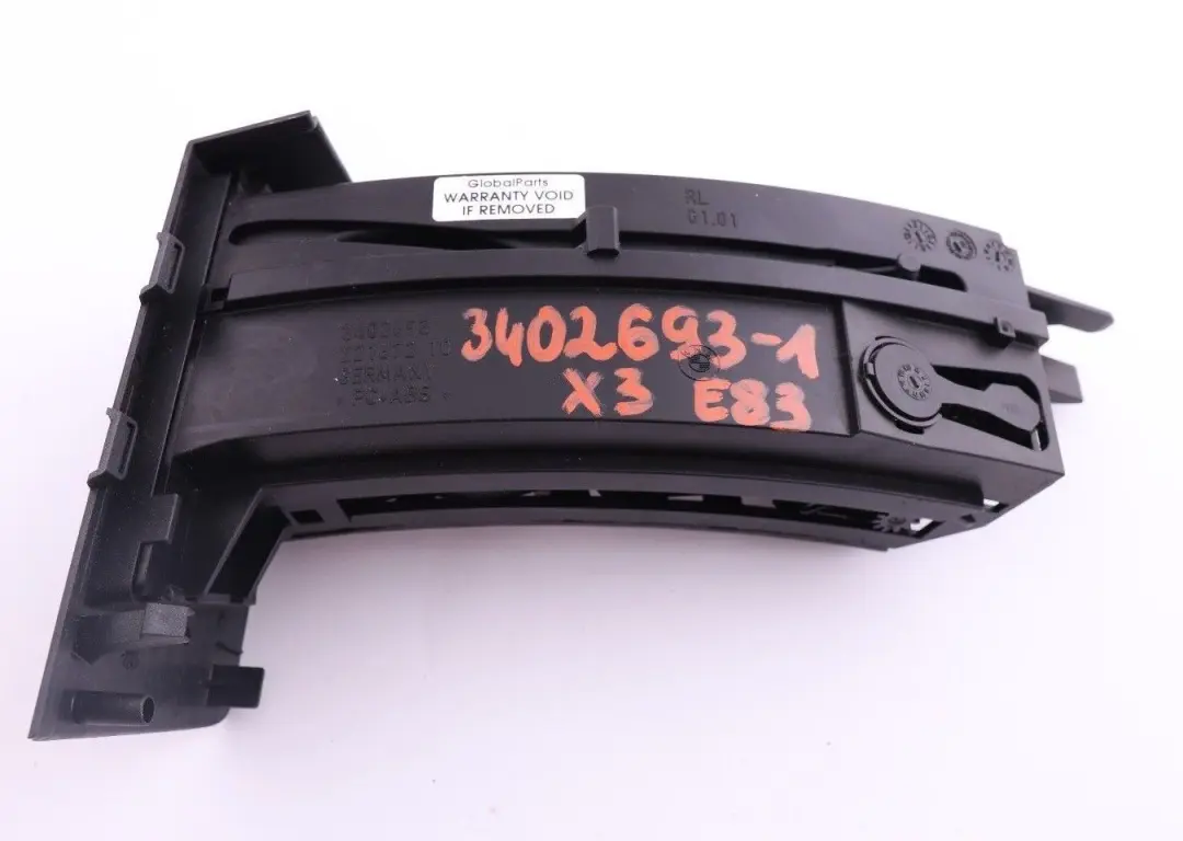 BMW X3 SERIES 1 E83 Cup Drink Holder Drivers Side Right O/S Grey Grau - SKU rhd-3402693-1 - Part number 3402693