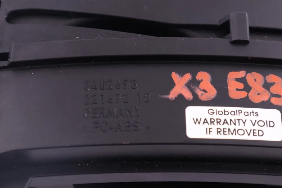 Drink Holder Drivers Side Right O/S Grey Grau to BMW X3 SERIES E83 Cup with Part number 3402693 BMW X3 SERIES E83 Cup Drink Holder Drivers Side Right O/S Grey Grau - SKU rhd-3402693 - Part number 3402693