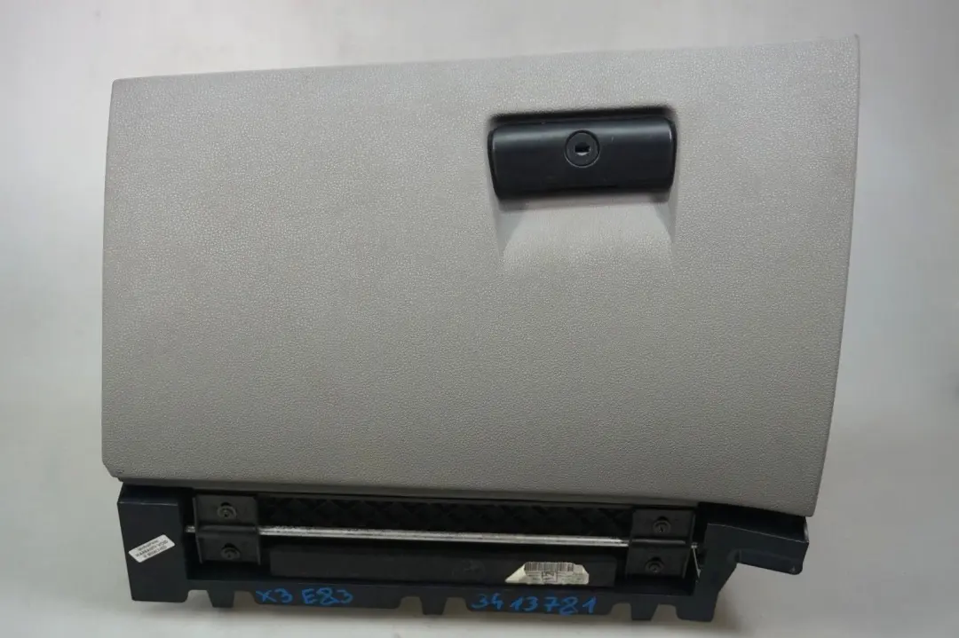 BMW X3 E83 Glove Box Glovebox Lid Cover Grau Grey - SKU rhd-3413781 - Part number 3413781