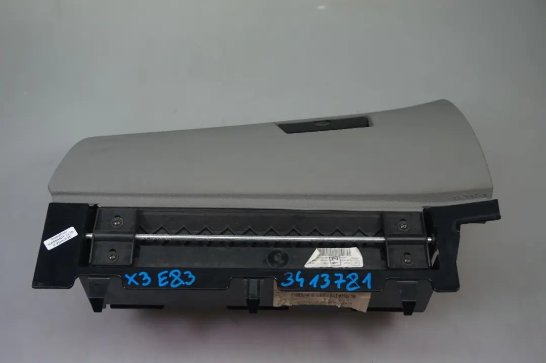 BMW X3 E83 Glove Box Glovebox Lid Cover Grau Grey - SKU rhd-3413781 - Part number 3413781