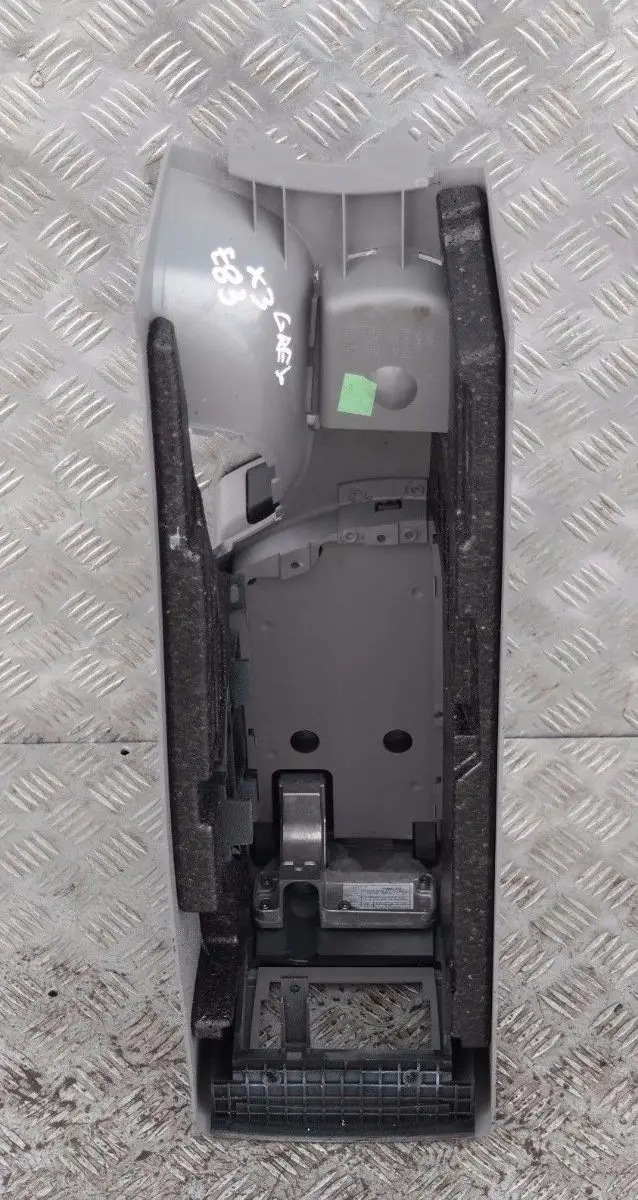 BMW X3 Series E83 Front Centre Armrest Console Leather Grey Grau - SKU rhd-3414248 - Part number 3414248