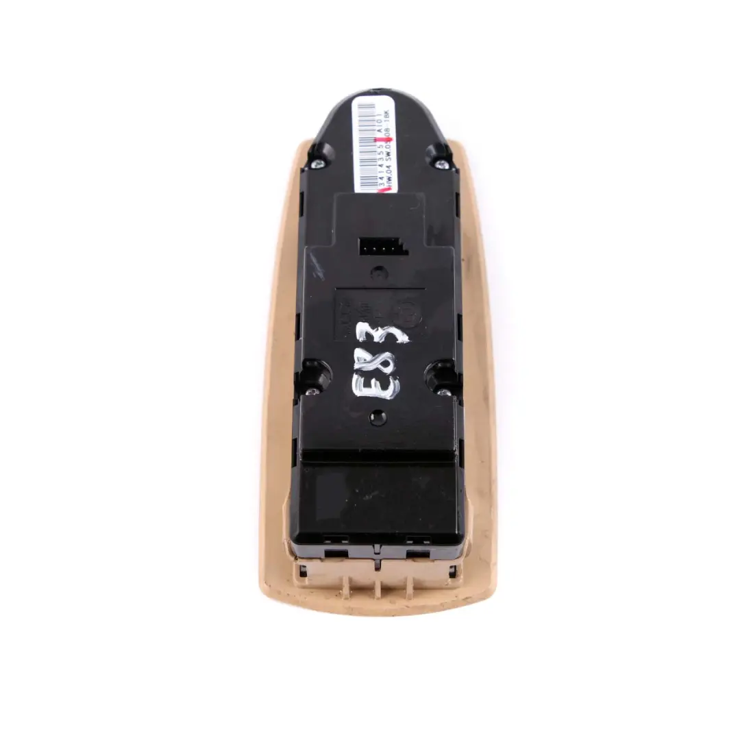 Window Lifter Switch Power Fold Driver's Side Sandbeige Beige to BMW X3 E83 with Part number 3414355 BMW X3 E83 Window Lifter Switch Power Fold Driver's Side Sandbeige Beige - SKU rhd-3414355-1 - Part number 3414355
