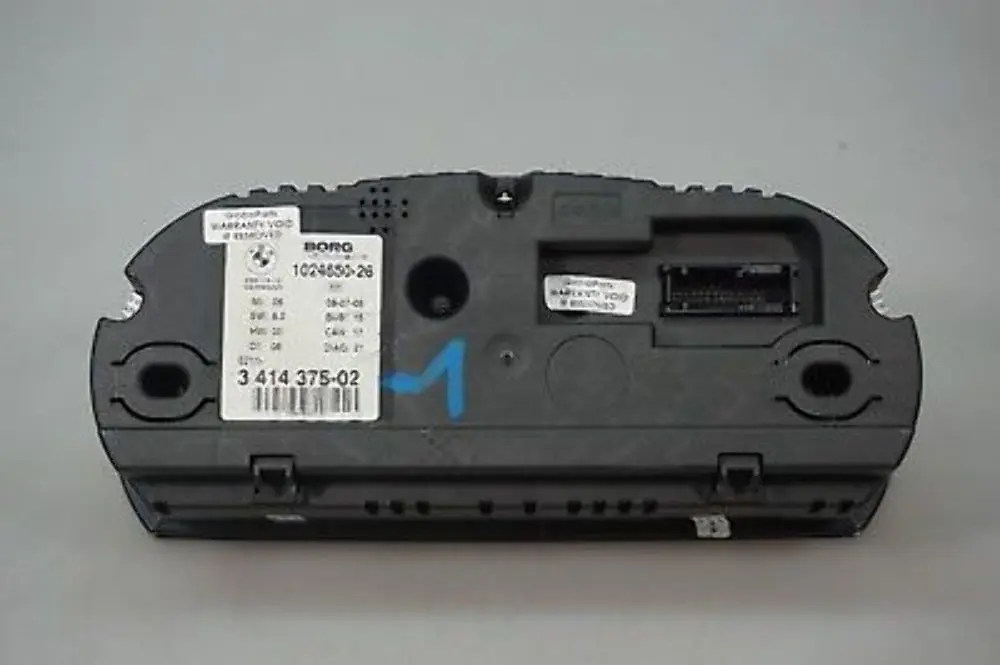 Instrument Cluster Speedo Clocks Petrol Automatic to BMW X3 Series 1 E83 with Part number 3414375 BMW X3 Series 1 E83 Instrument Cluster Speedo Clocks Petrol Automatic - SKU rhd-3414375-1 - Part number 3414375