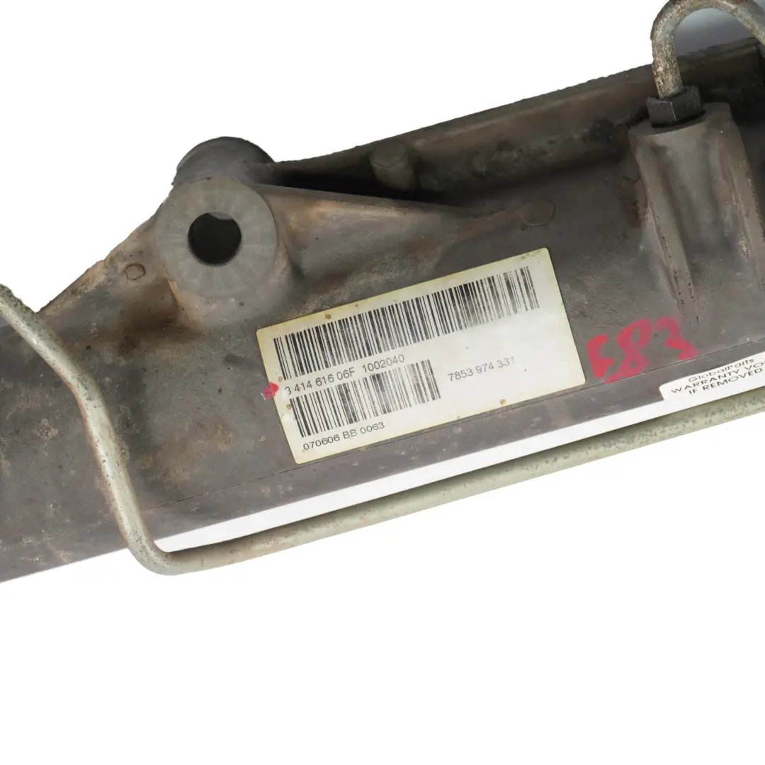 Hydro Power Steering Rack Non Servotronic 3414616 to BMW X3 E83 with Part number 3444369 BMW X3 E83 Hydro Power Steering Rack Non Servotronic 3414616 - SKU rhd-3414616 - Part number 3444369