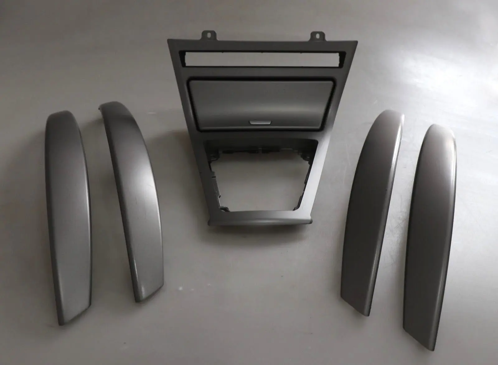 BMW X3 Series E83 Set Trim Strip Door Gearshift Gear Cover Titan Matt Silver