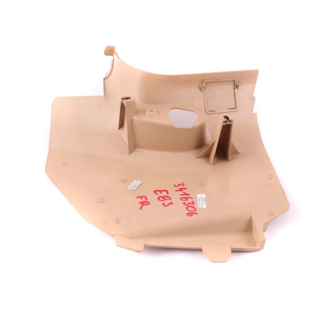Lateral Trim Panel Leg Room Front Right O/S Sand Beige 3332422 to BMW X3 Series E83 with Part number 3416306 BMW X3 Series E83 Lateral Trim Panel Leg Room Front Right O/S Sand Beige 3332422 - SKU rhd-3416306 - Part number 3416306