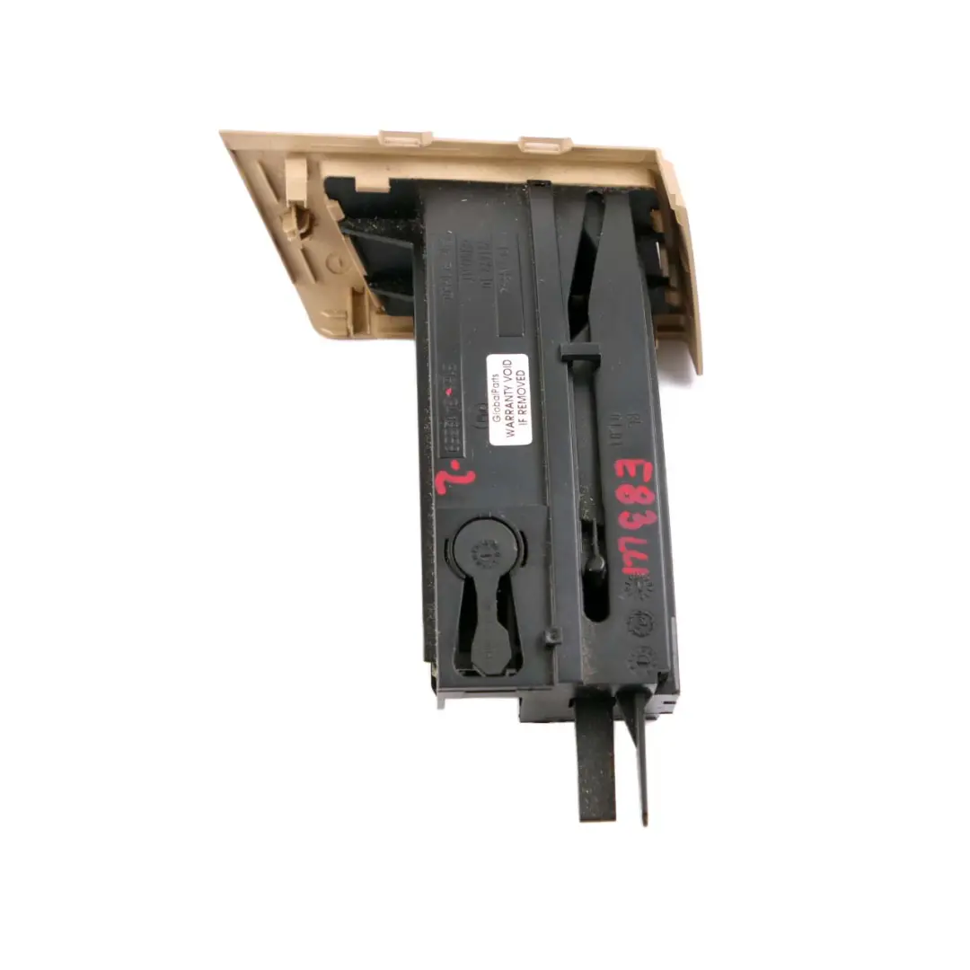 Passenger's Side Dashboard Cup Drink Holder Sand Beige to BMW X3 E83 LCI with Part number 3418359 BMW X3 E83 LCI Passenger's Side Dashboard Cup Drink Holder Sand Beige - SKU rhd-3418359-2 - Part number 3418359