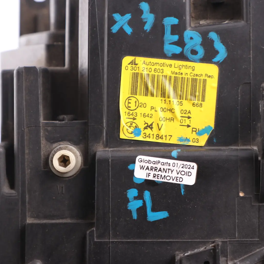 Side Headlight Headlamp Lamp Left N/S to BMW X3 E83 Passenger with Part number 3418417 BMW X3 E83 Passenger Side Headlight Headlamp Lamp Left N/S - SKU rhd-3418417-1 - Part number 3418417